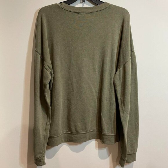 Altar'd State Women's Green Sweatshirt - Picture 2 of 3